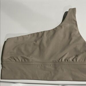 lululemon align asymmetrical bra *light support* in color riverstone